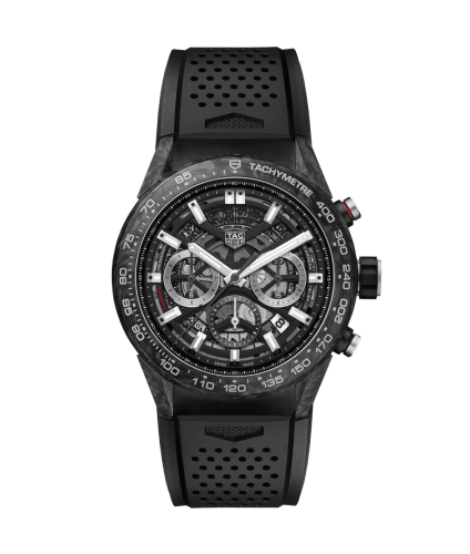 TAG Heuer Carrera Calibre Heuer 02 45 Carbon / Skeleton / Rubber